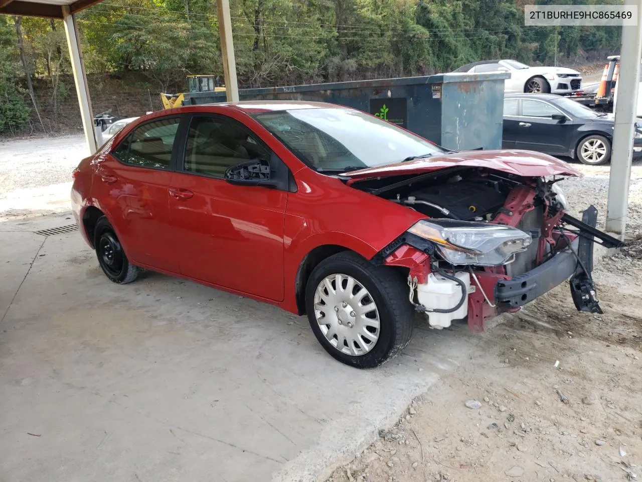 2017 Toyota Corolla L VIN: 2T1BURHE9HC865469 Lot: 70702344