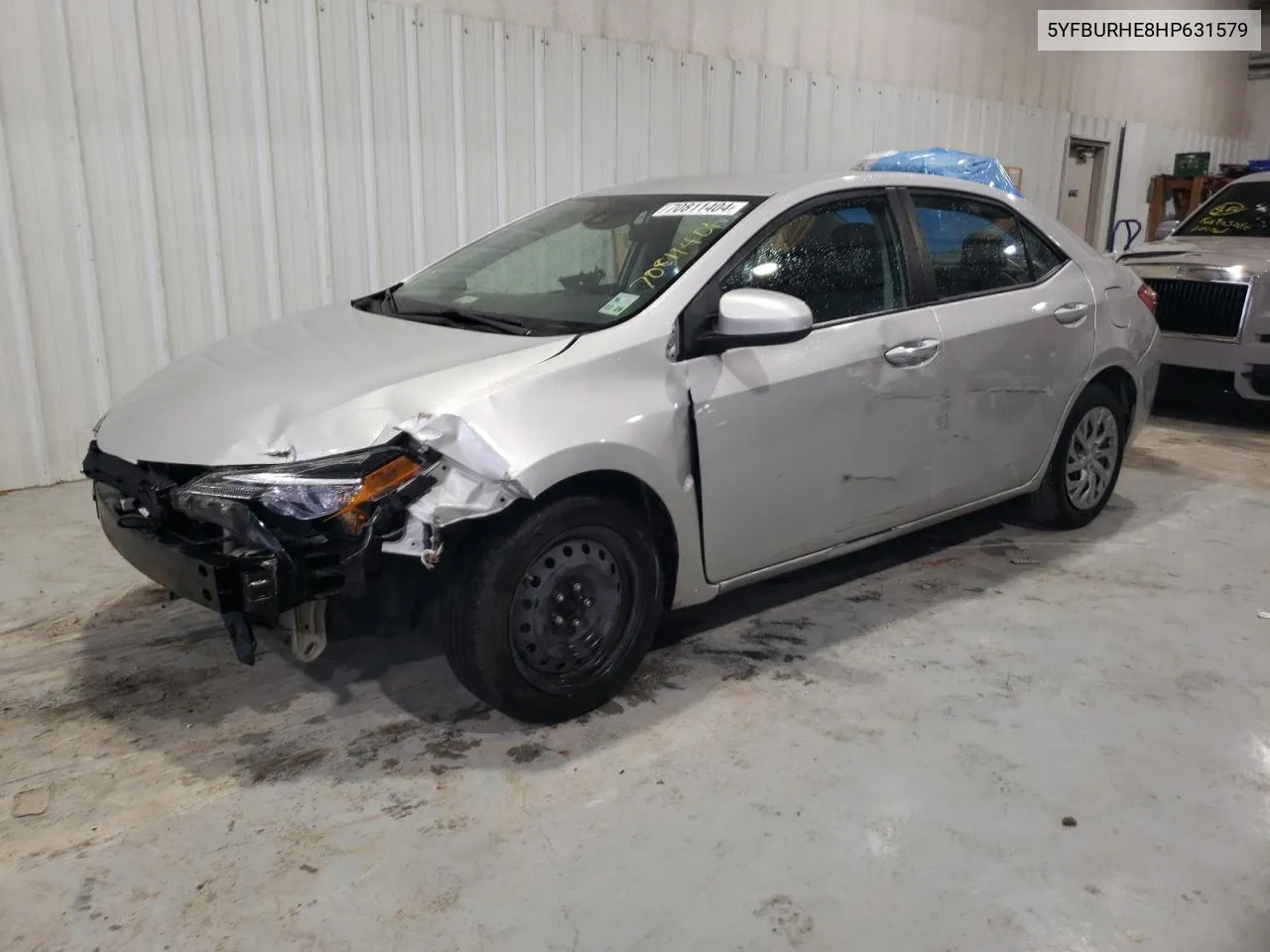 2017 Toyota Corolla L VIN: 5YFBURHE8HP631579 Lot: 70811404