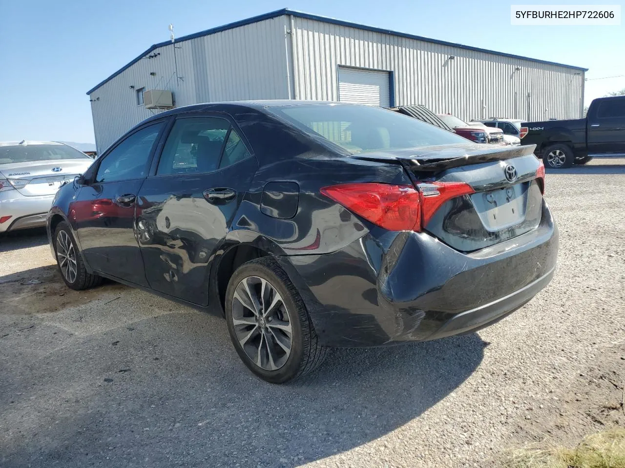 2017 Toyota Corolla L VIN: 5YFBURHE2HP722606 Lot: 70820124