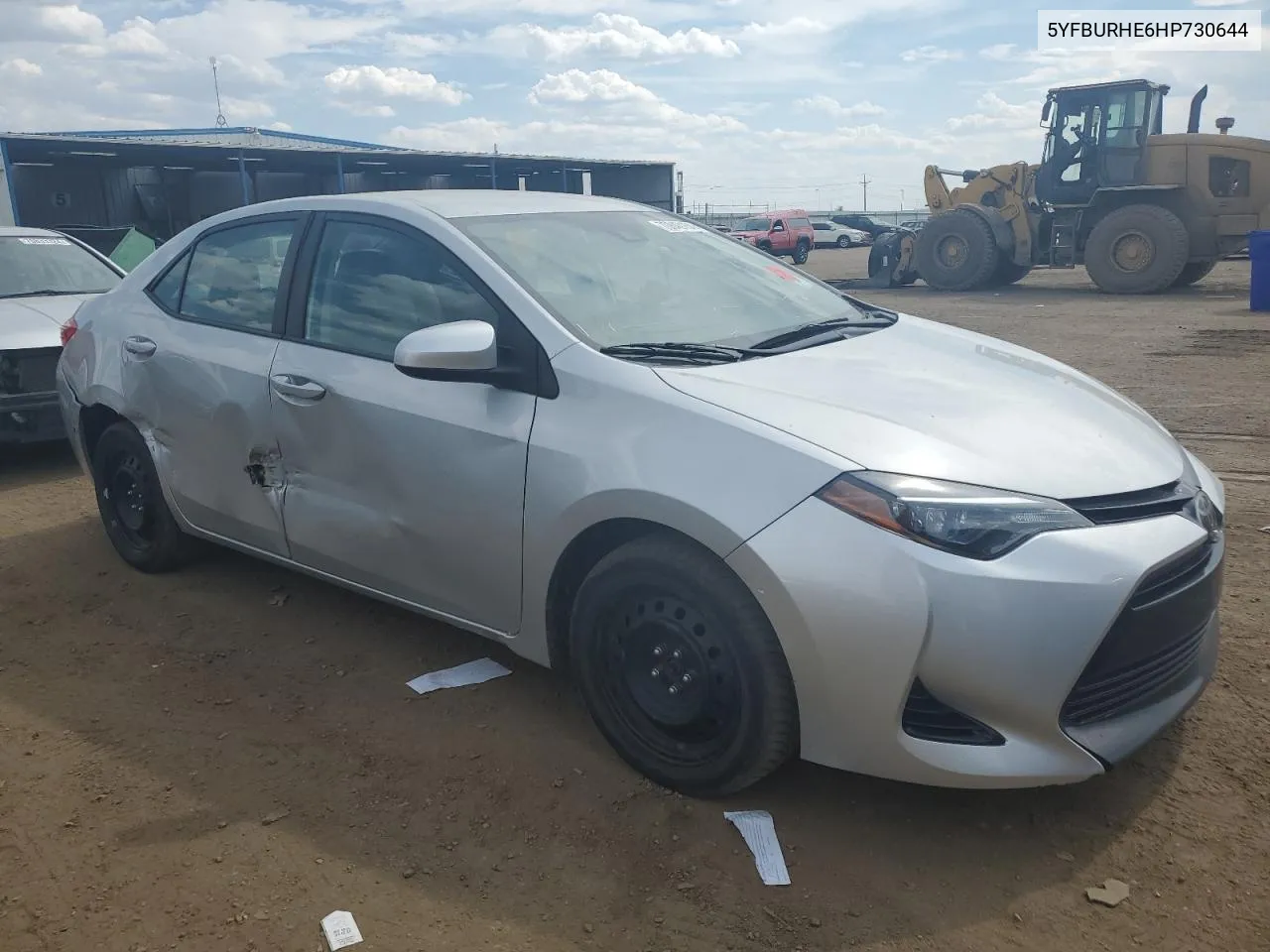 2017 Toyota Corolla L VIN: 5YFBURHE6HP730644 Lot: 70840164