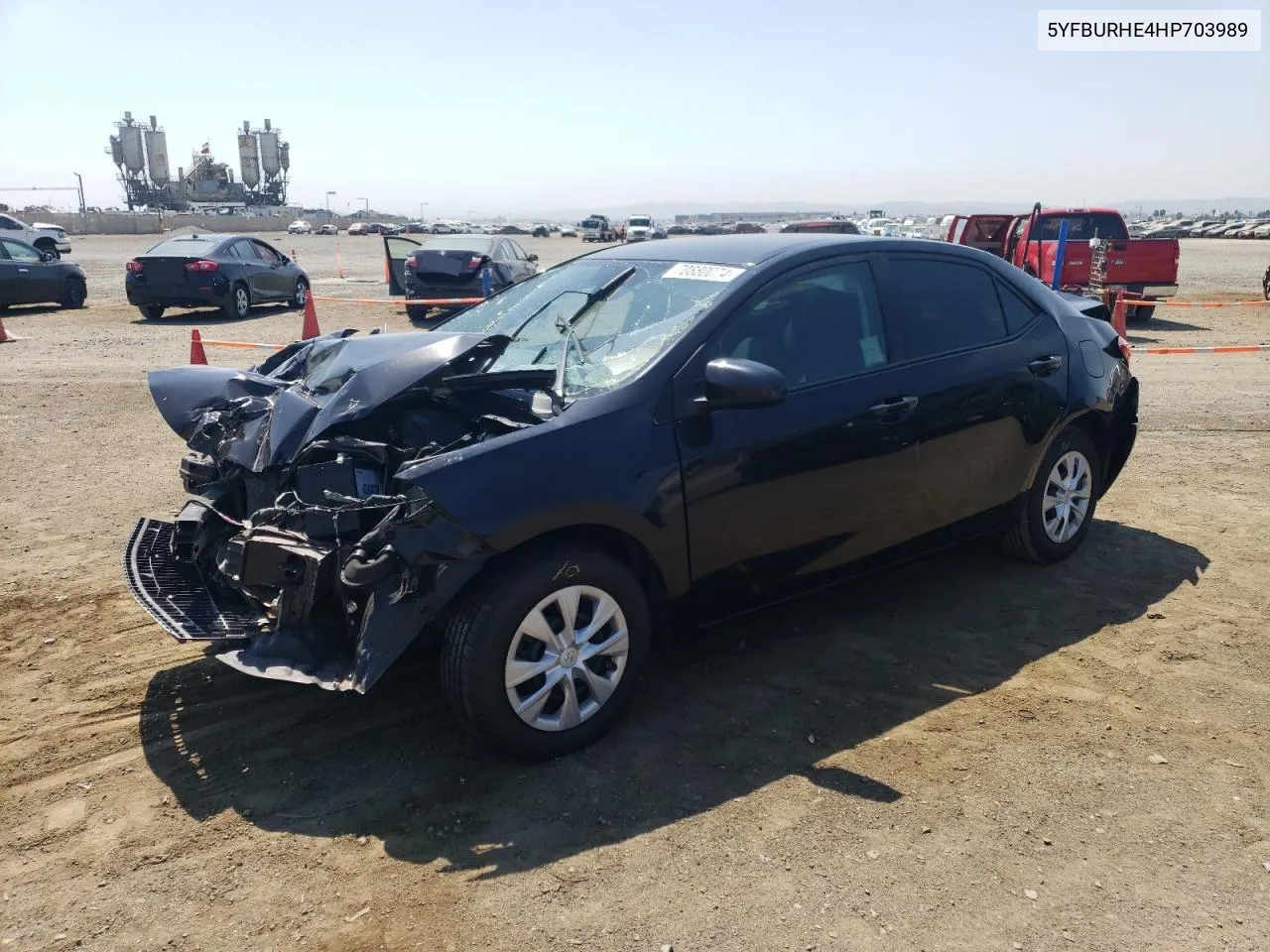 2017 Toyota Corolla L VIN: 5YFBURHE4HP703989 Lot: 70880074