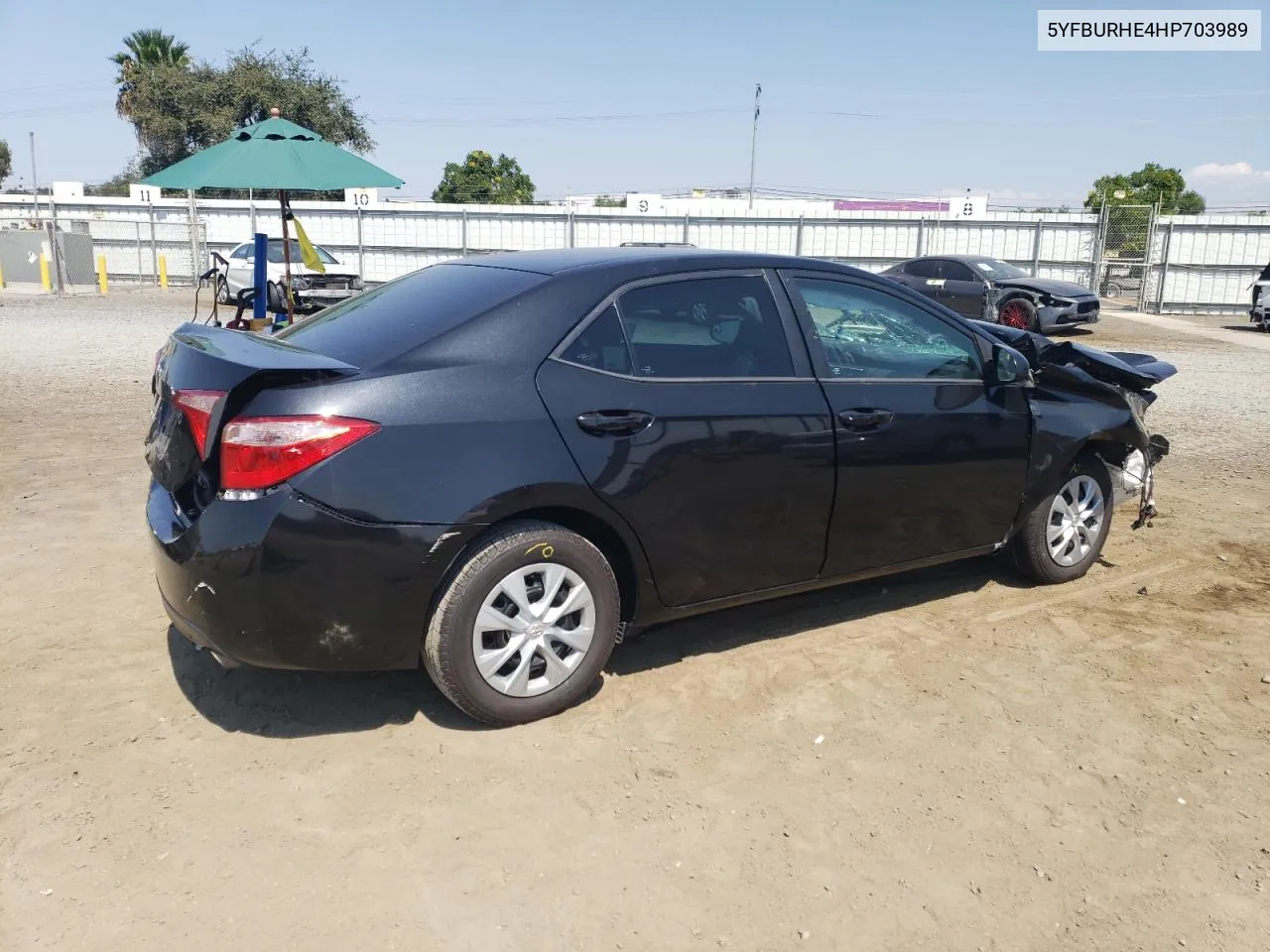 2017 Toyota Corolla L VIN: 5YFBURHE4HP703989 Lot: 70880074