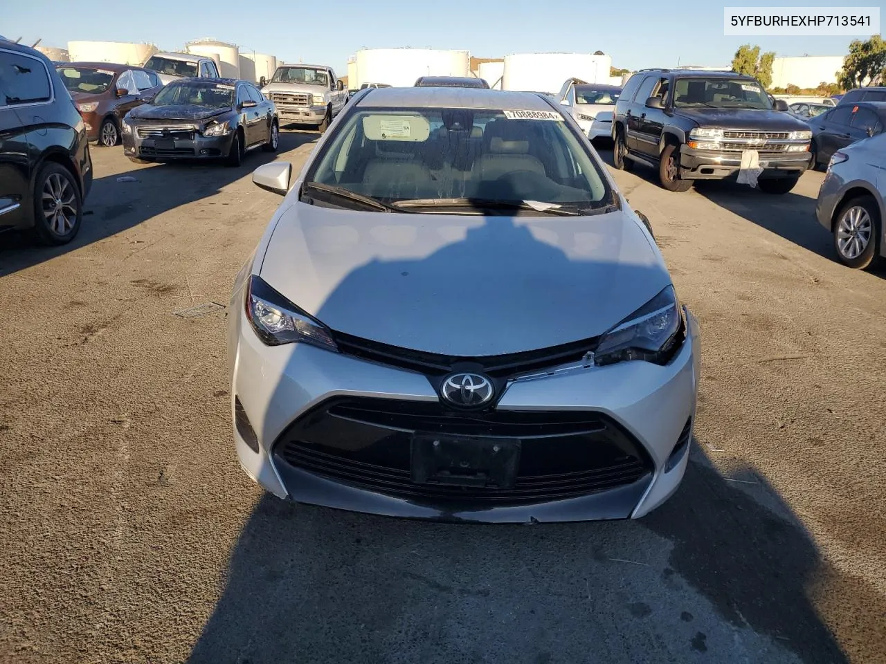 2017 Toyota Corolla L VIN: 5YFBURHEXHP713541 Lot: 70888984