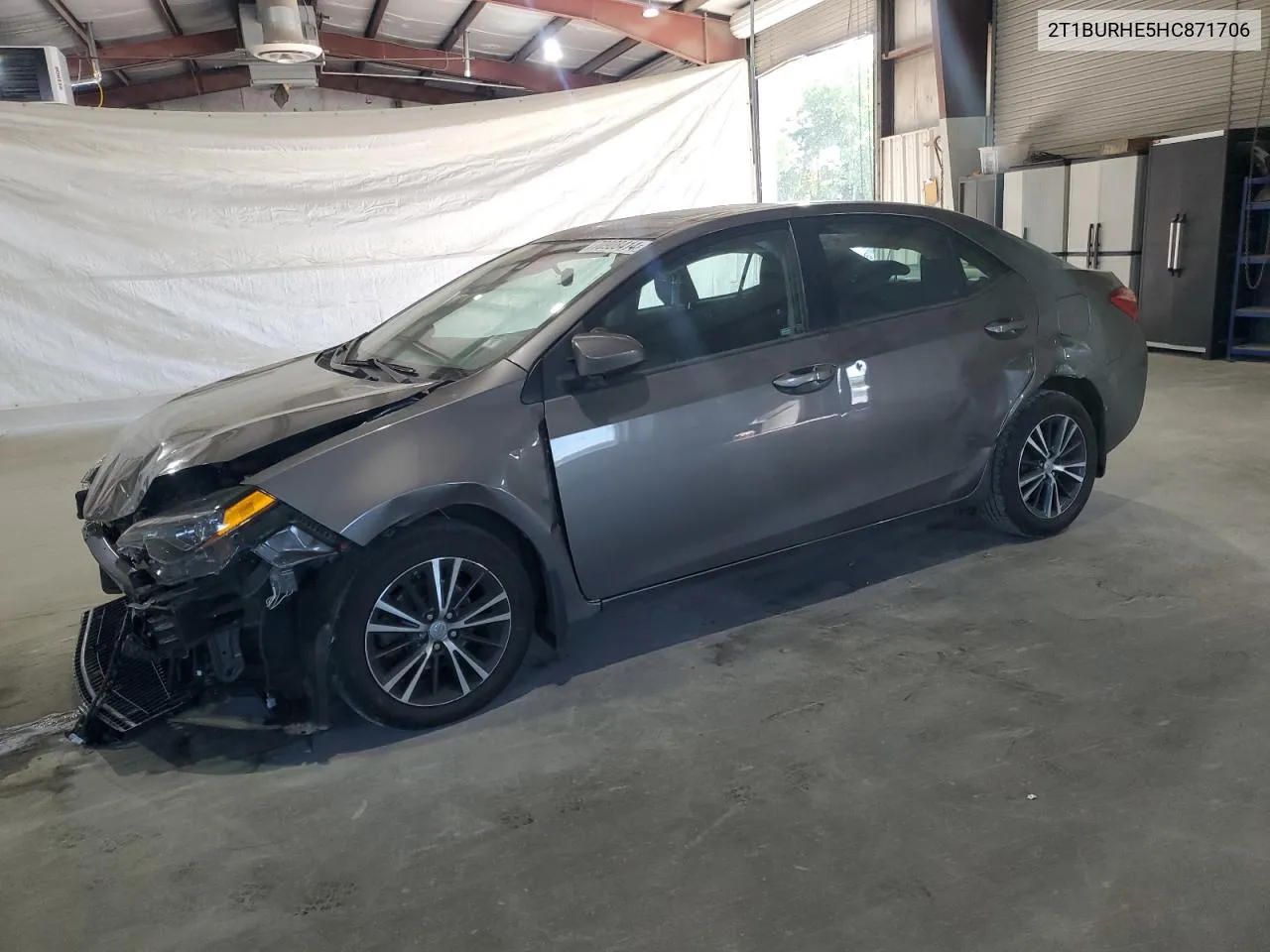 2017 Toyota Corolla L VIN: 2T1BURHE5HC871706 Lot: 70908414