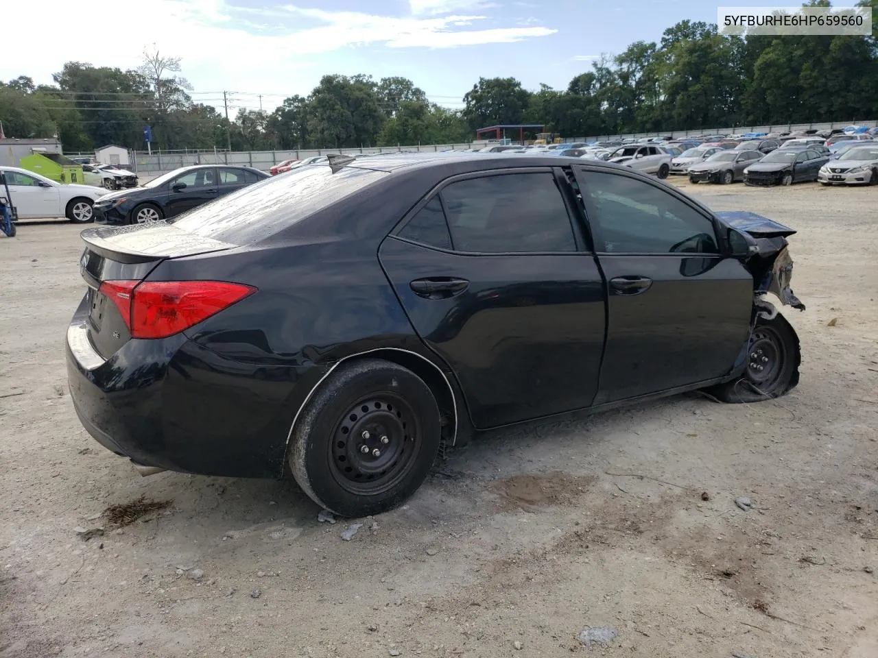 2017 Toyota Corolla L VIN: 5YFBURHE6HP659560 Lot: 71066894