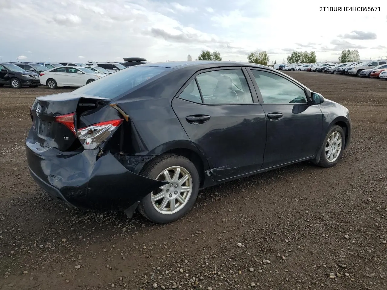 2017 Toyota Corolla L VIN: 2T1BURHE4HC865671 Lot: 71106184