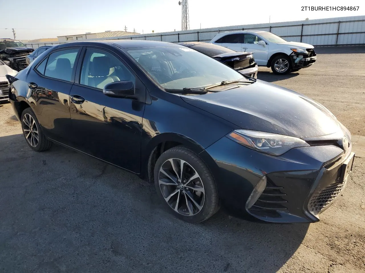 2017 Toyota Corolla L VIN: 2T1BURHE1HC894867 Lot: 71132394