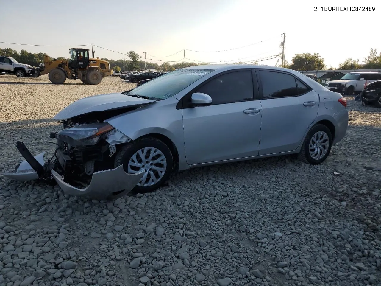 2017 Toyota Corolla L VIN: 2T1BURHEXHC842489 Lot: 71221074