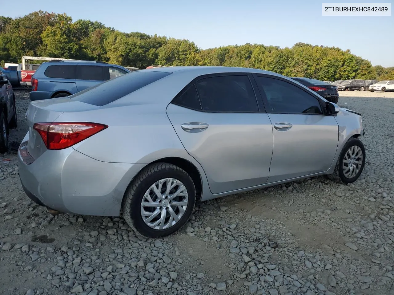 2017 Toyota Corolla L VIN: 2T1BURHEXHC842489 Lot: 71221074