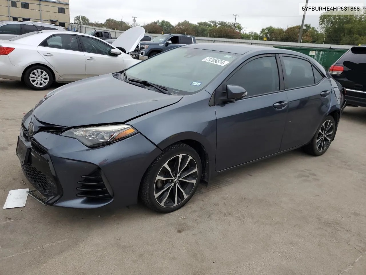 2017 Toyota Corolla L VIN: 5YFBURHE4HP631868 Lot: 71226074