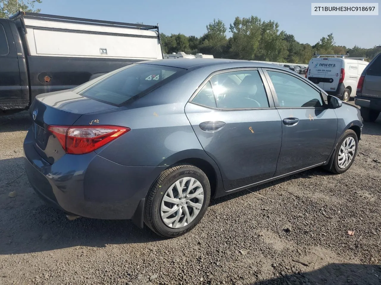 2017 Toyota Corolla L VIN: 2T1BURHE3HC918697 Lot: 71277854