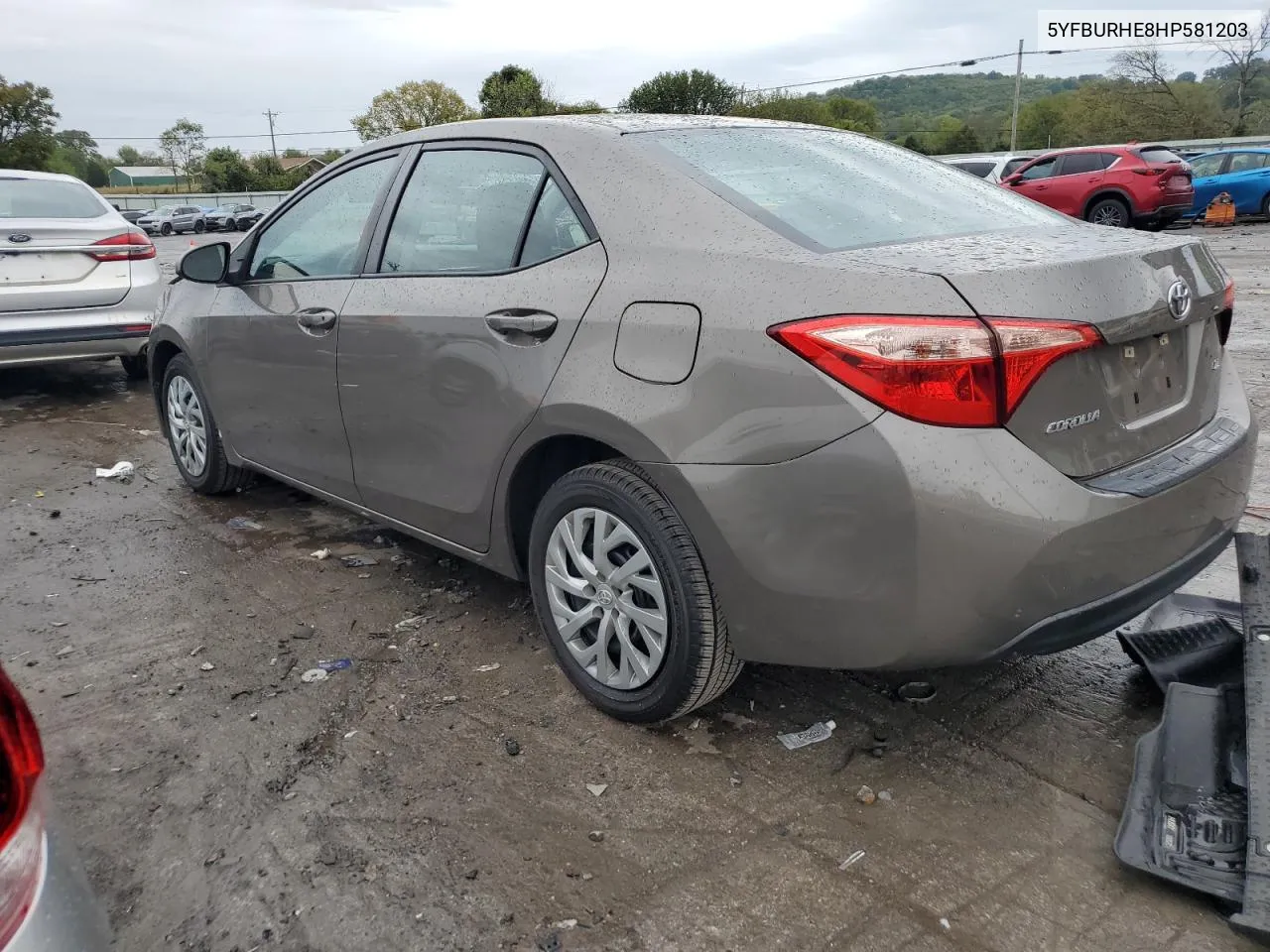 2017 Toyota Corolla L VIN: 5YFBURHE8HP581203 Lot: 71281604