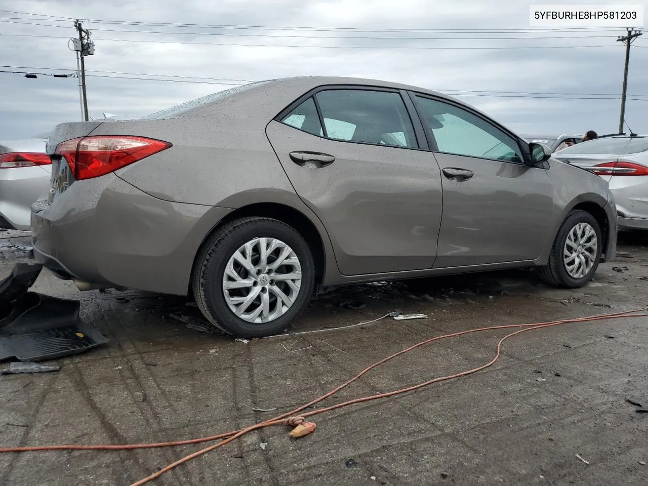 2017 Toyota Corolla L VIN: 5YFBURHE8HP581203 Lot: 71281604