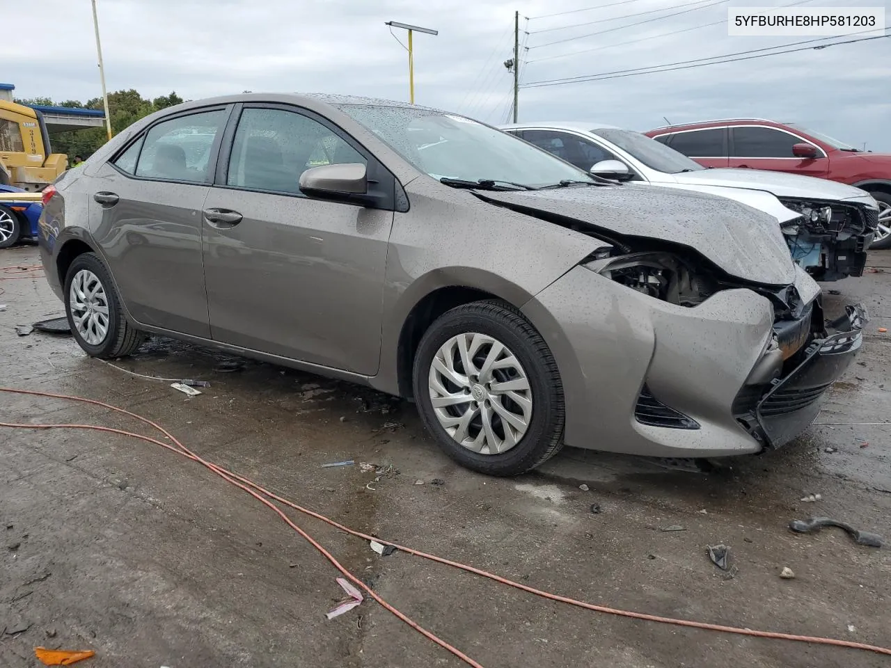 2017 Toyota Corolla L VIN: 5YFBURHE8HP581203 Lot: 71281604