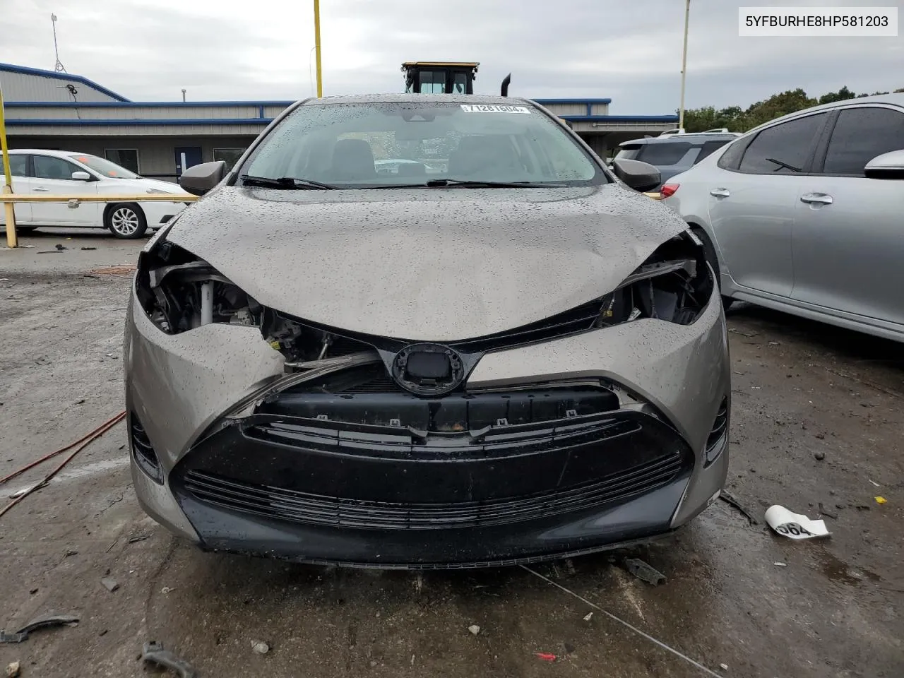 2017 Toyota Corolla L VIN: 5YFBURHE8HP581203 Lot: 71281604