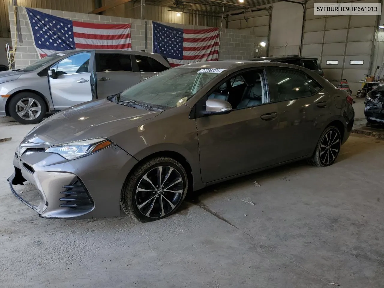 2017 Toyota Corolla L VIN: 5YFBURHE9HP661013 Lot: 71286734