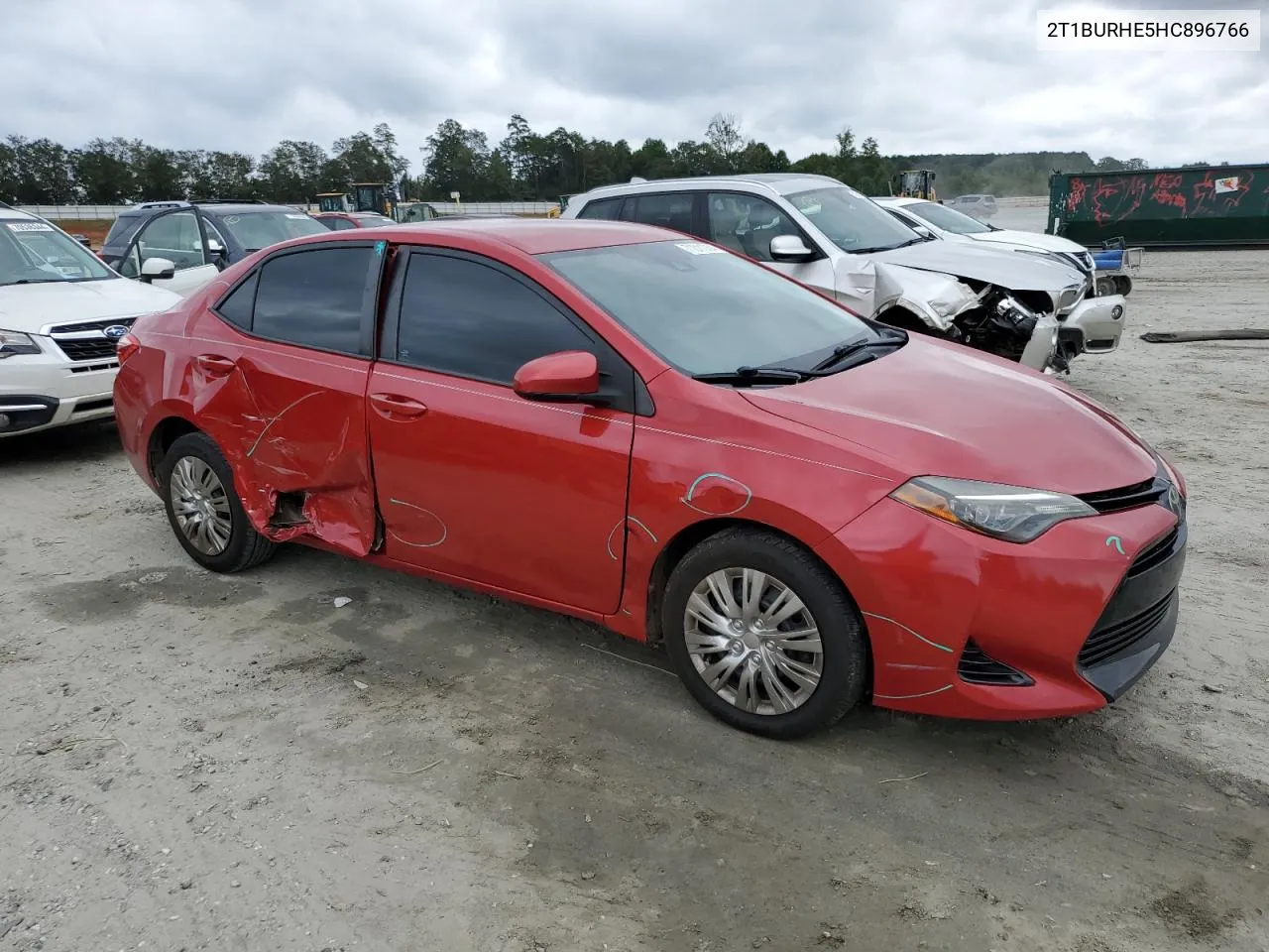 2017 Toyota Corolla L VIN: 2T1BURHE5HC896766 Lot: 71311054