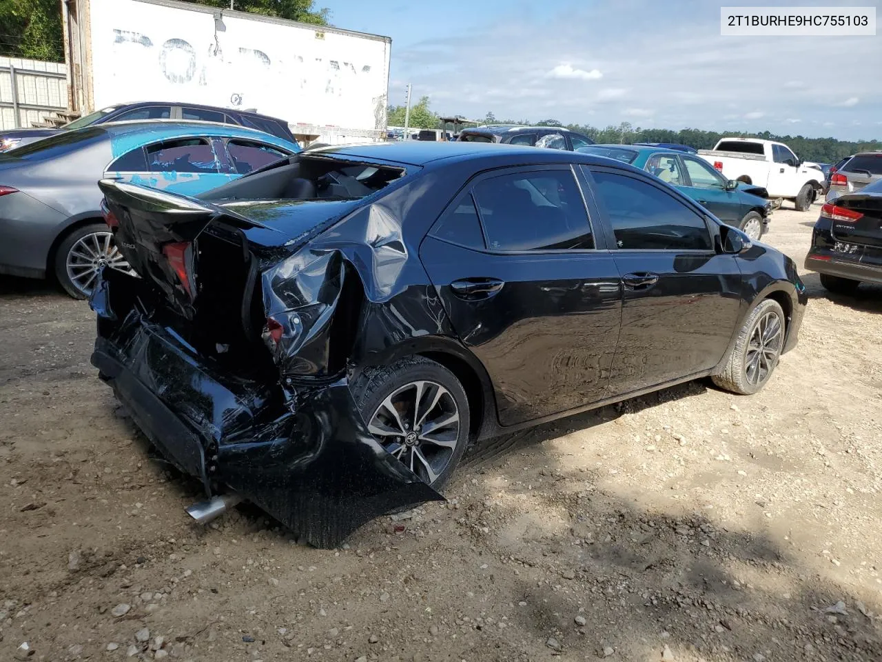 2017 Toyota Corolla L VIN: 2T1BURHE9HC755103 Lot: 71360764