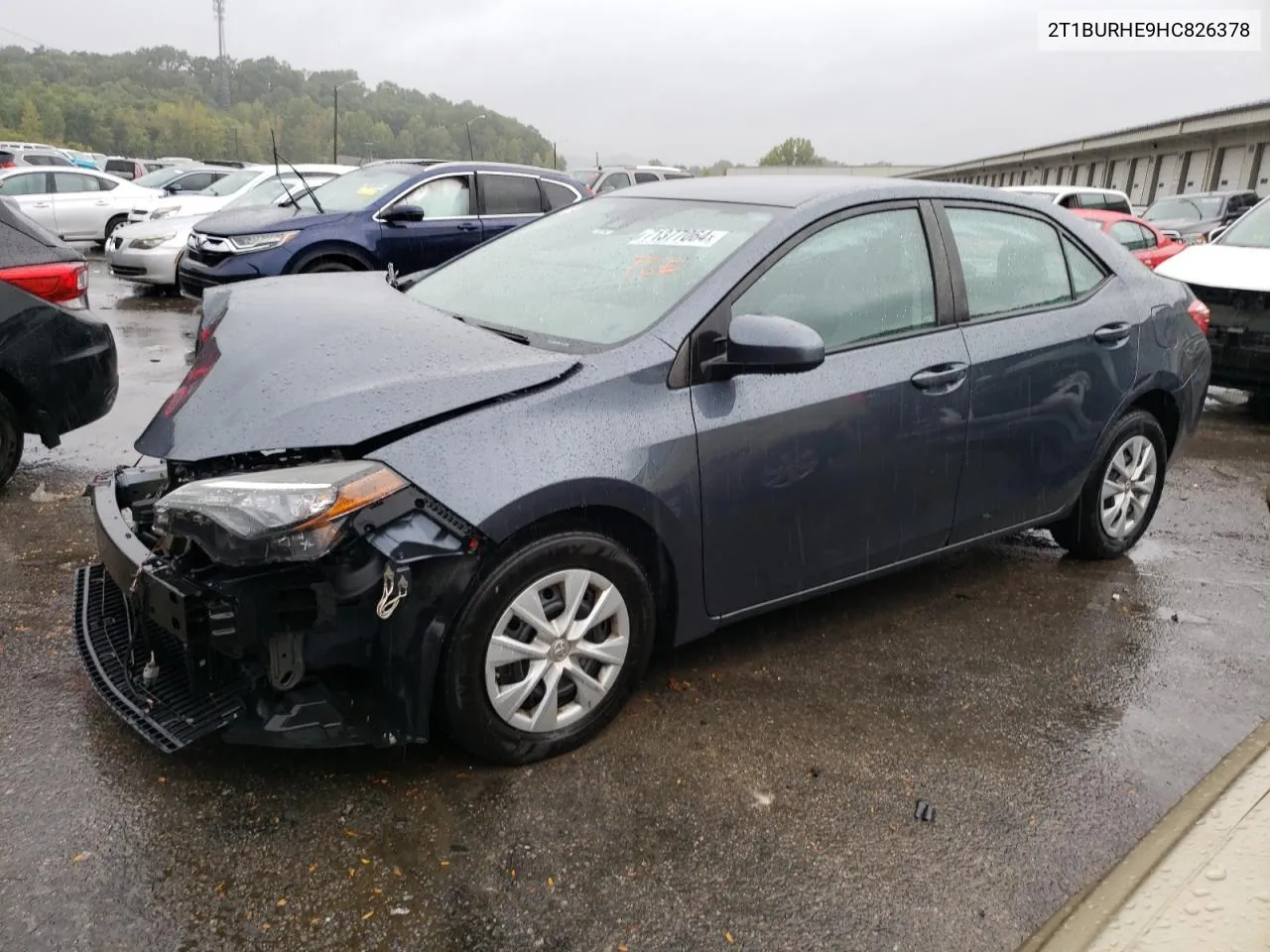 2017 Toyota Corolla L VIN: 2T1BURHE9HC826378 Lot: 71377064