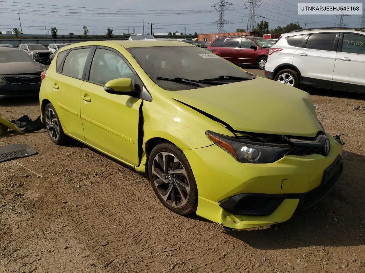 2017 Toyota Corolla Im VIN: JTNKARJE3HJ543168 Lot: 71396654