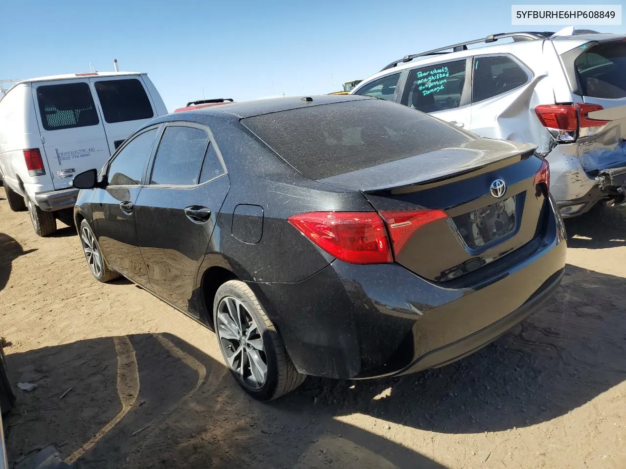 2017 Toyota Corolla L VIN: 5YFBURHE6HP608849 Lot: 71461734