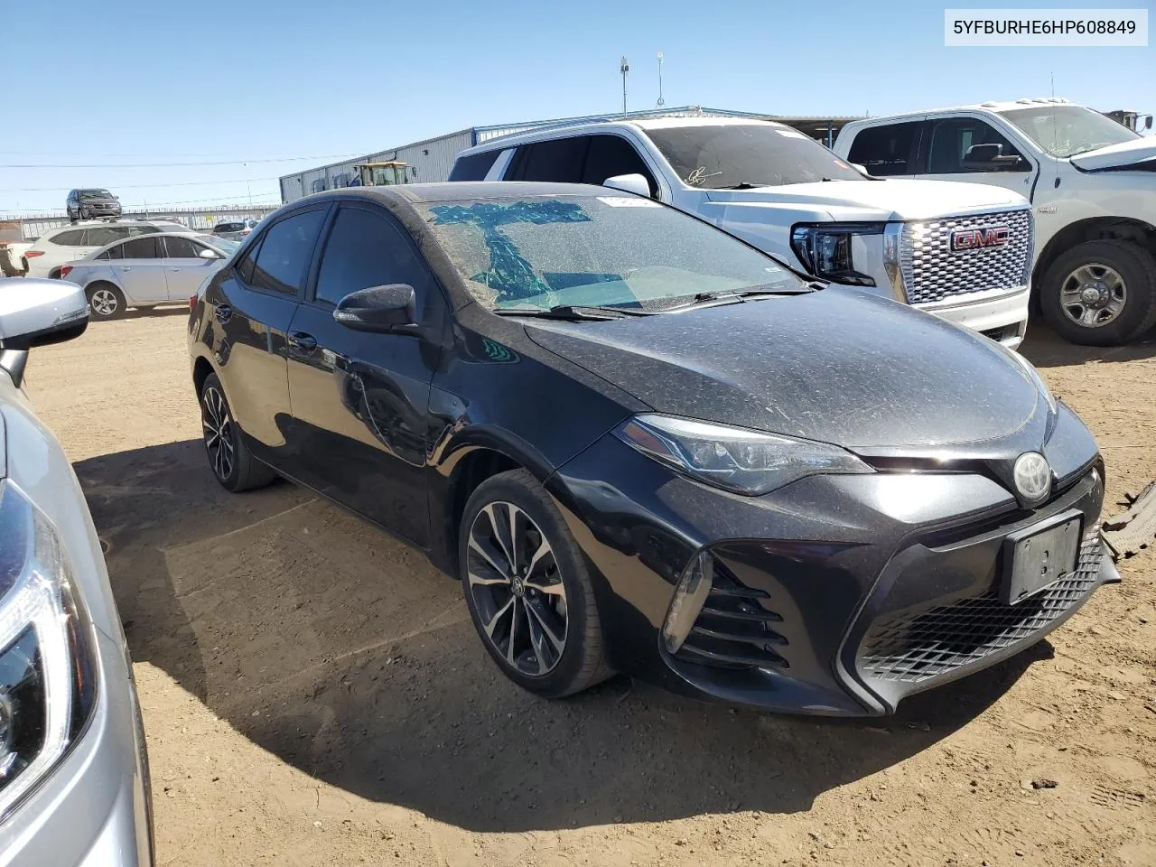 2017 Toyota Corolla L VIN: 5YFBURHE6HP608849 Lot: 71461734