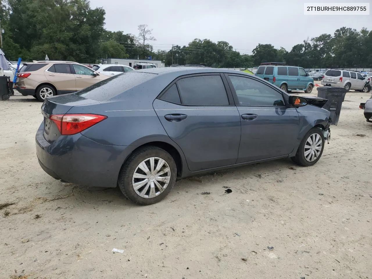 2017 Toyota Corolla L VIN: 2T1BURHE9HC889755 Lot: 71575614