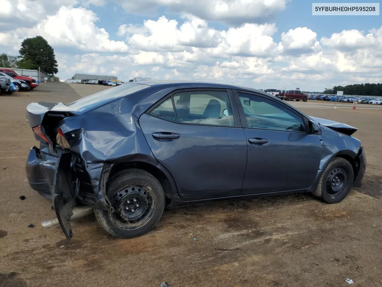 2017 Toyota Corolla L VIN: 5YFBURHE0HP595208 Lot: 71632204