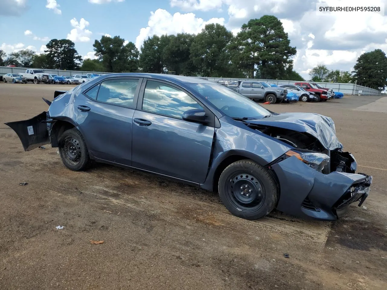 2017 Toyota Corolla L VIN: 5YFBURHE0HP595208 Lot: 71632204