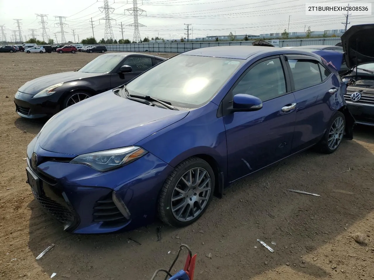 2T1BURHEXHC808536 2017 Toyota Corolla L