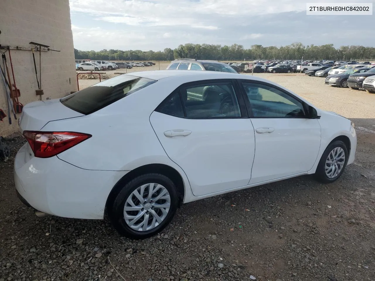 2017 Toyota Corolla L VIN: 2T1BURHE0HC842002 Lot: 71654334