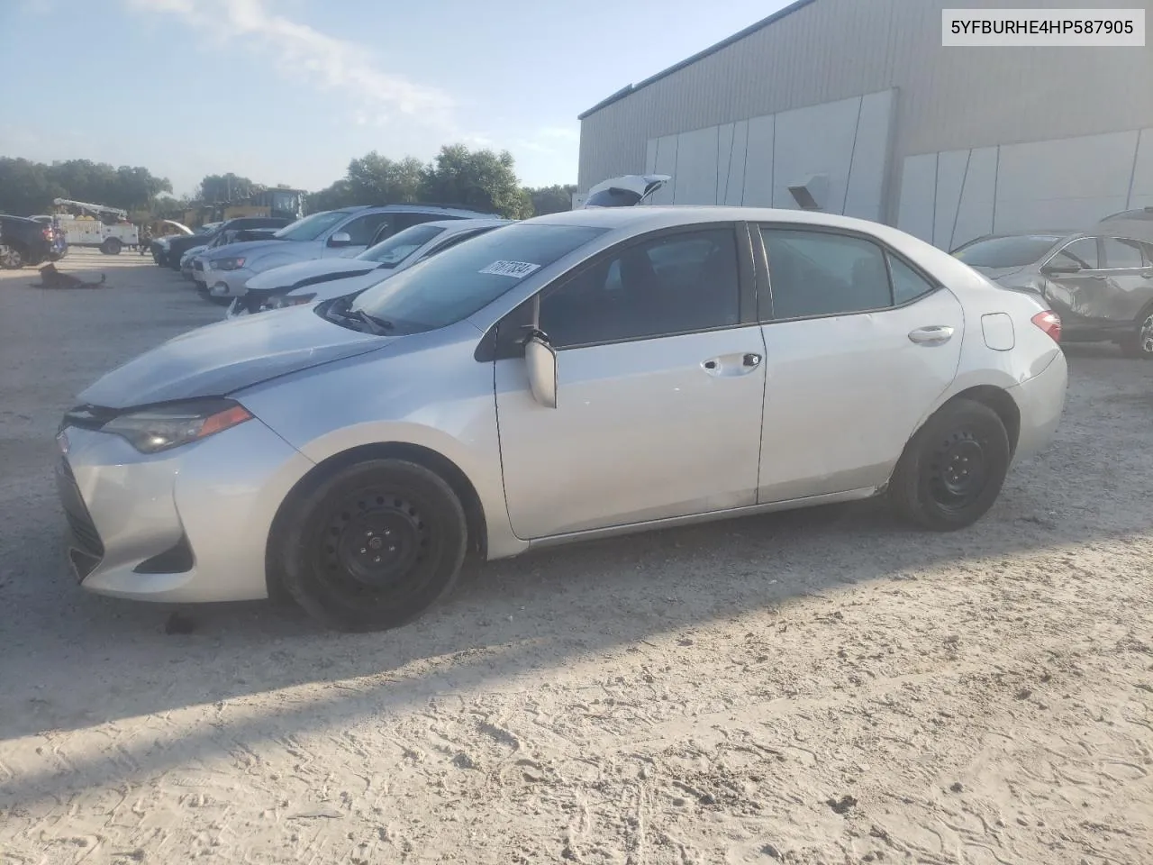 2017 Toyota Corolla L VIN: 5YFBURHE4HP587905 Lot: 71677834