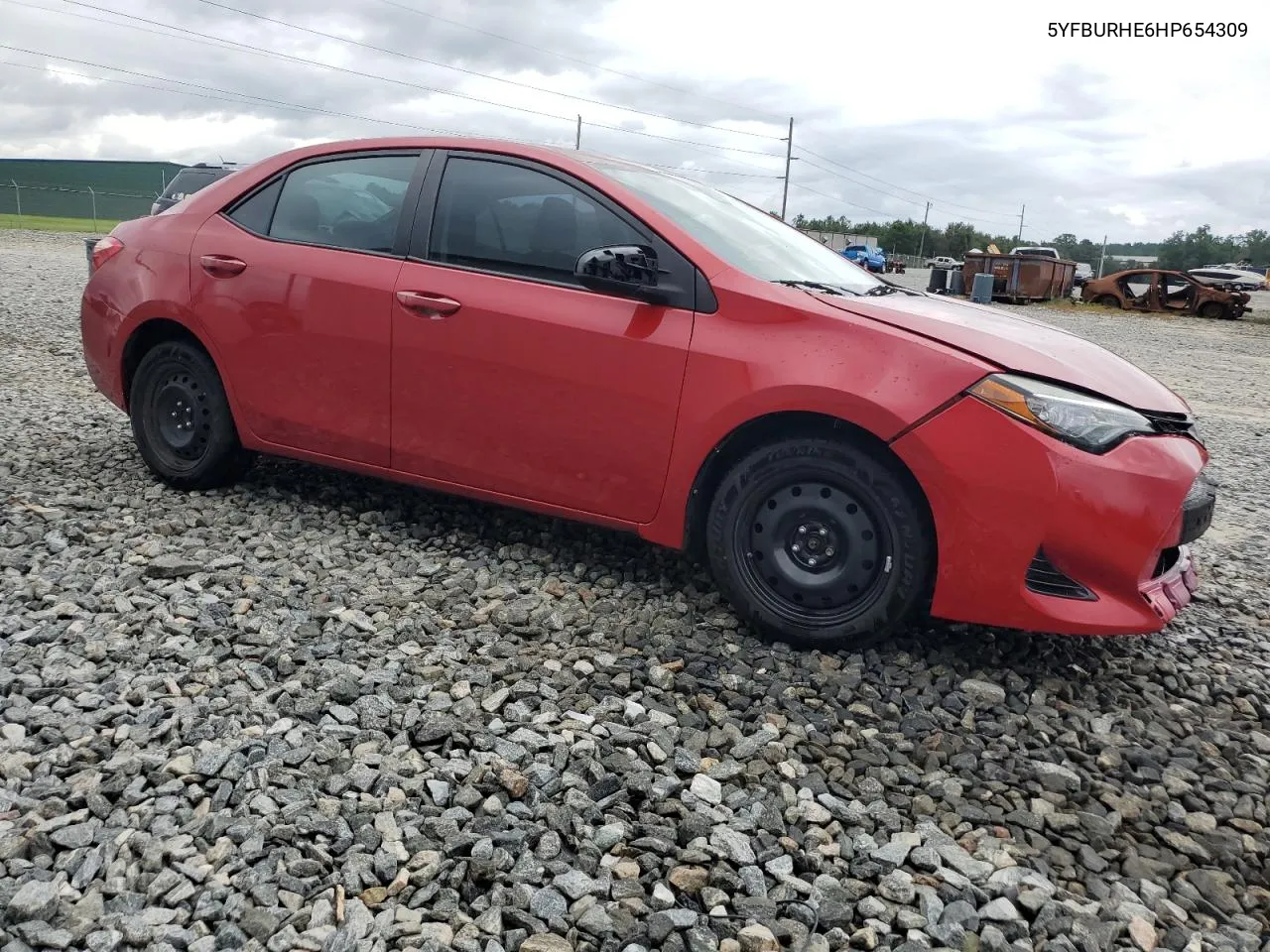 2017 Toyota Corolla L VIN: 5YFBURHE6HP654309 Lot: 71717134