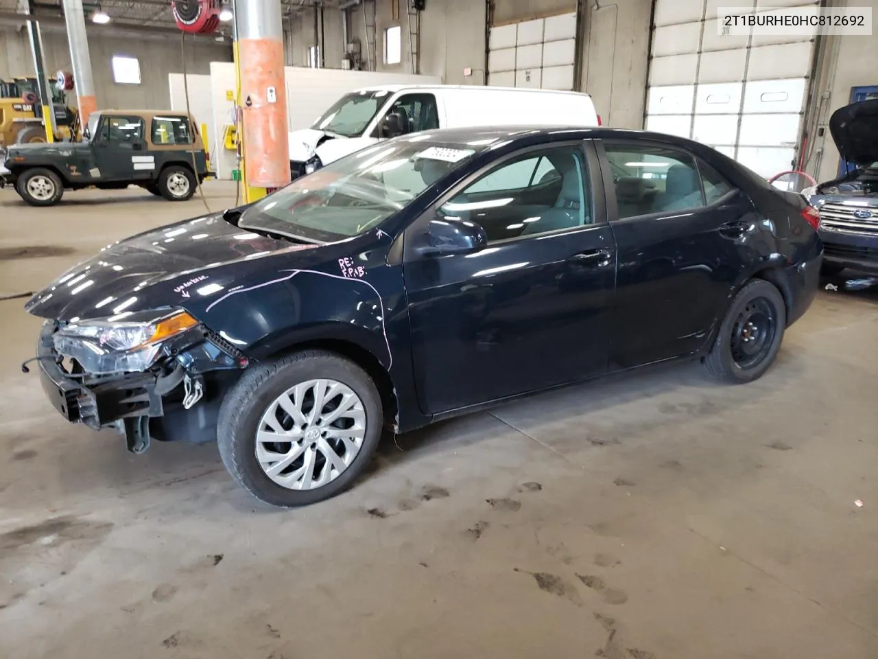 2017 Toyota Corolla L VIN: 2T1BURHE0HC812692 Lot: 71832324