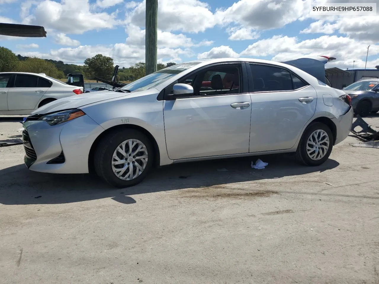 2017 Toyota Corolla L VIN: 5YFBURHE9HP657088 Lot: 71929314