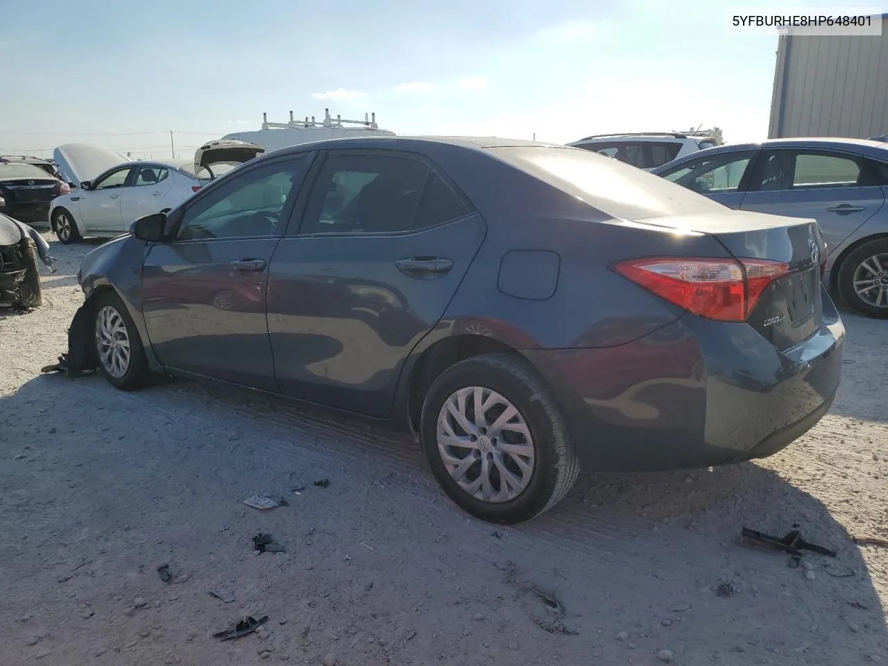 2017 Toyota Corolla L VIN: 5YFBURHE8HP648401 Lot: 72062734