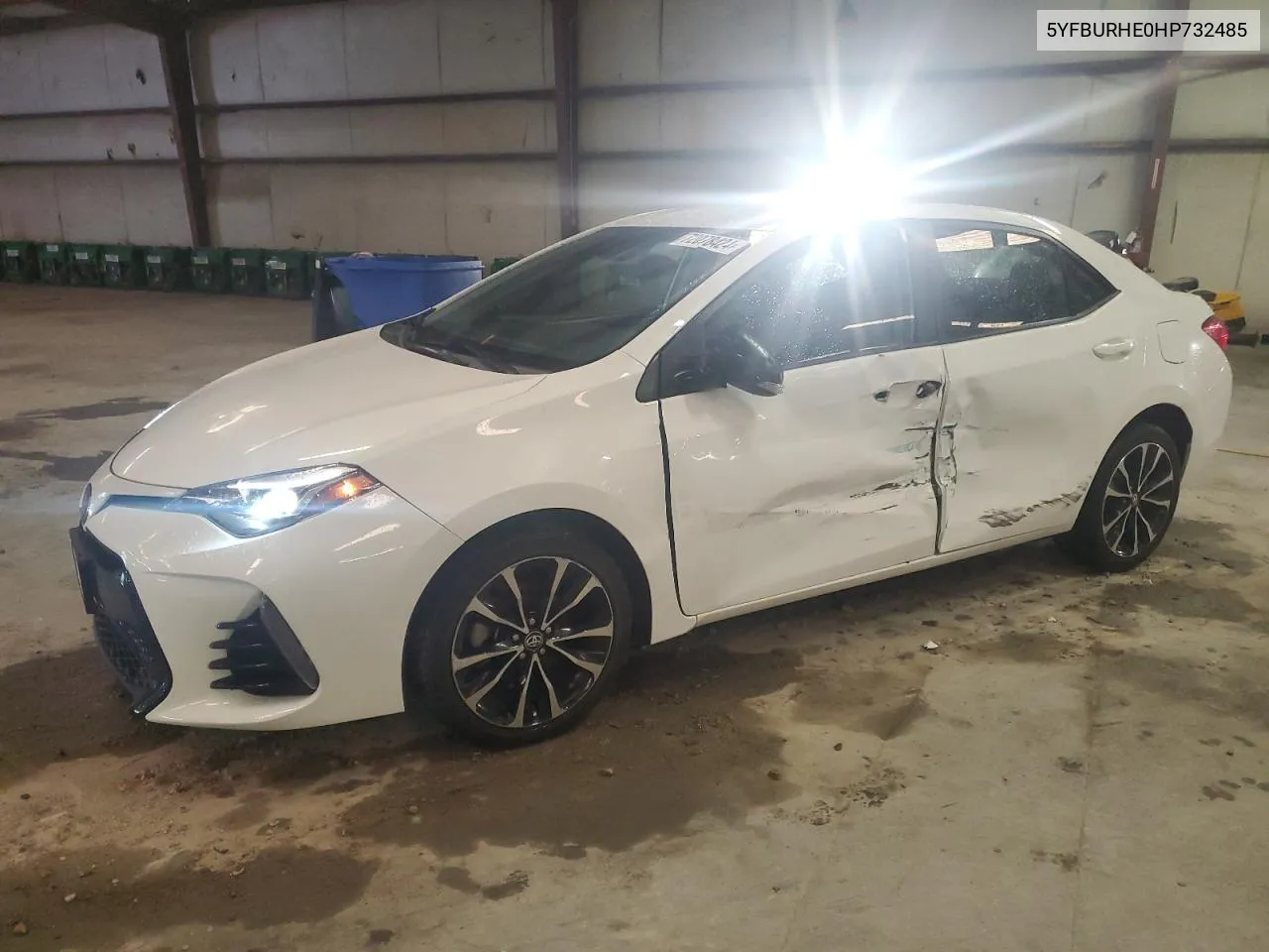 2017 Toyota Corolla L VIN: 5YFBURHE0HP732485 Lot: 72078424