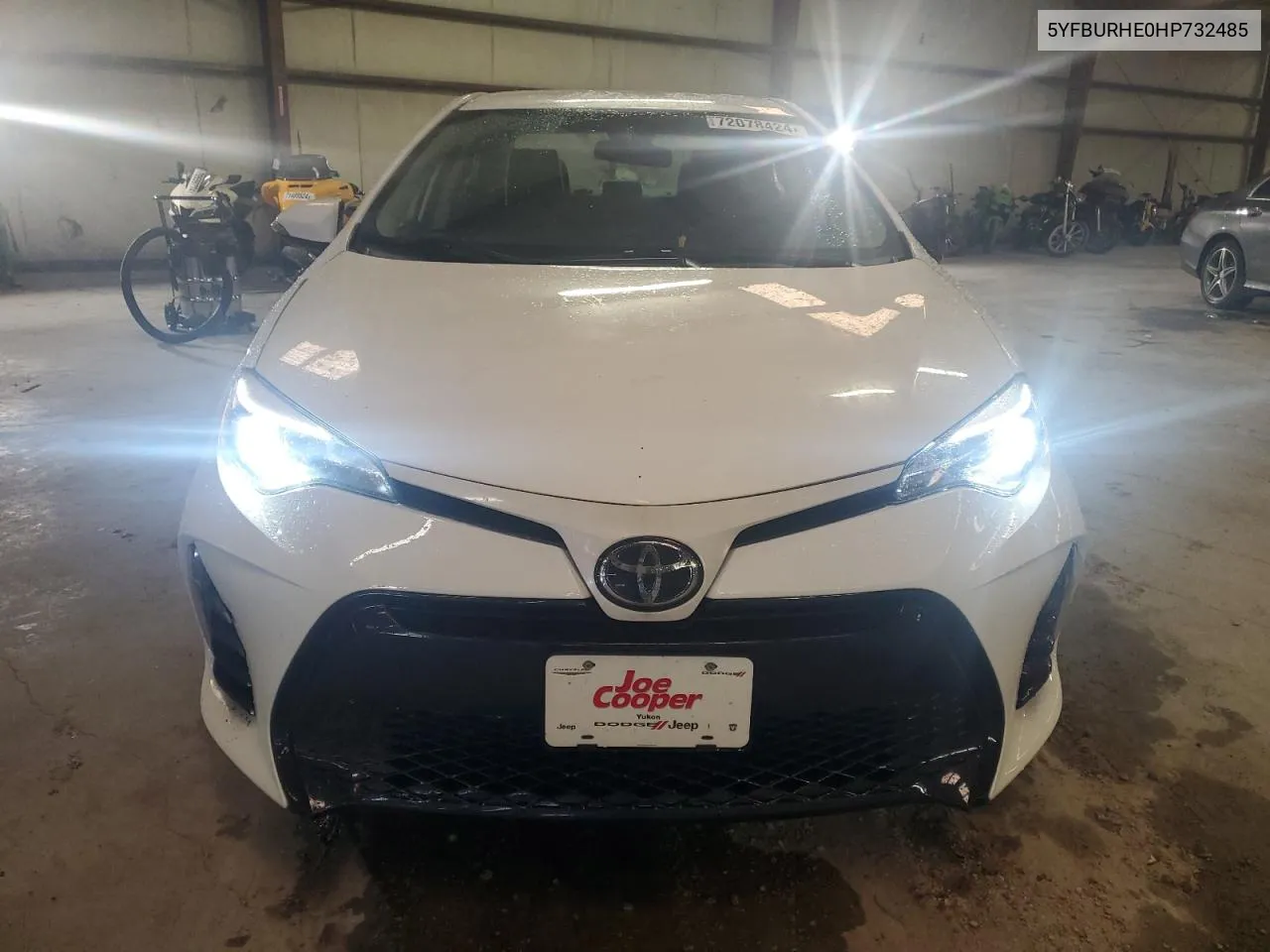 2017 Toyota Corolla L VIN: 5YFBURHE0HP732485 Lot: 72078424