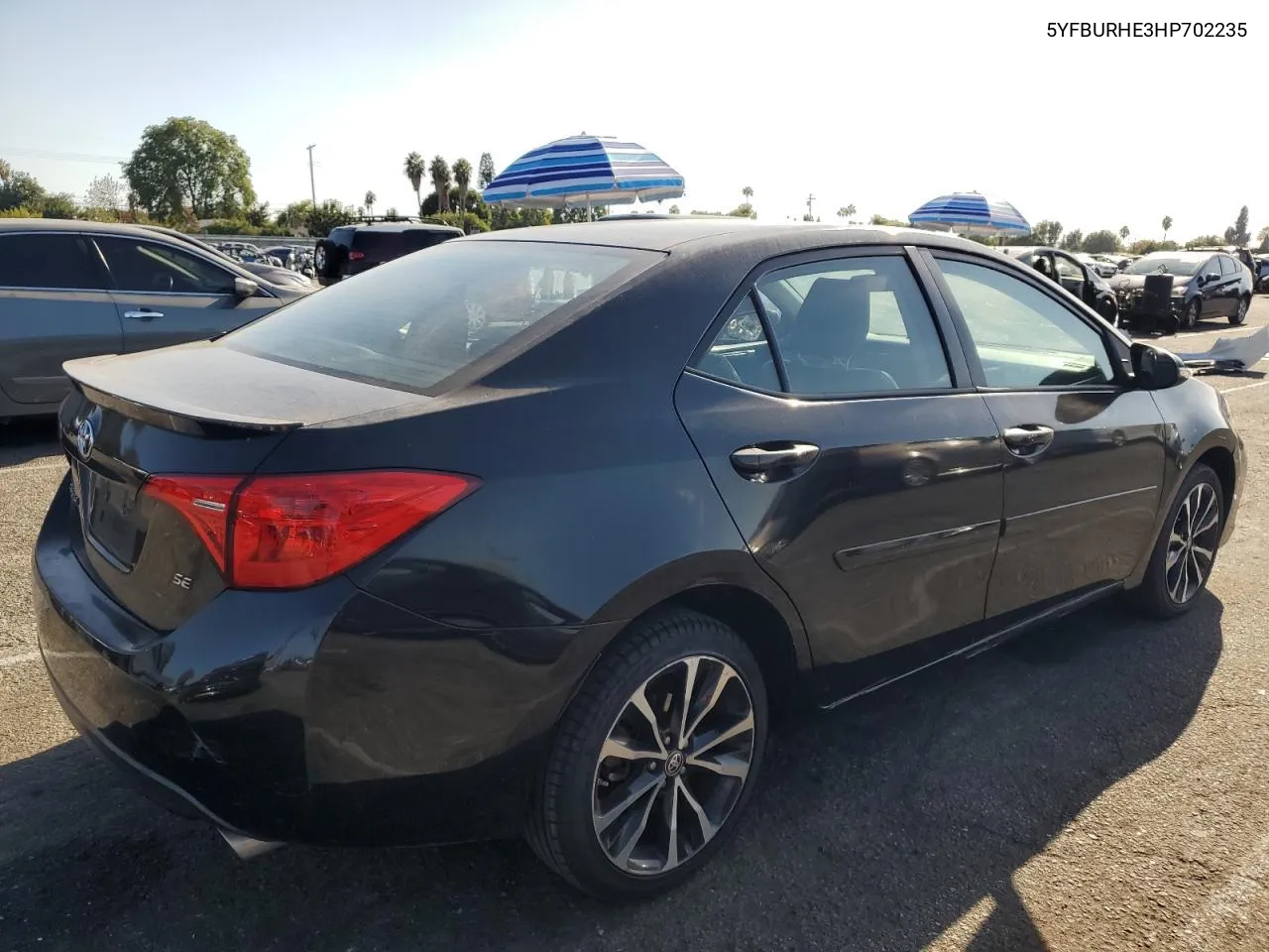 2017 Toyota Corolla L VIN: 5YFBURHE3HP702235 Lot: 72079534