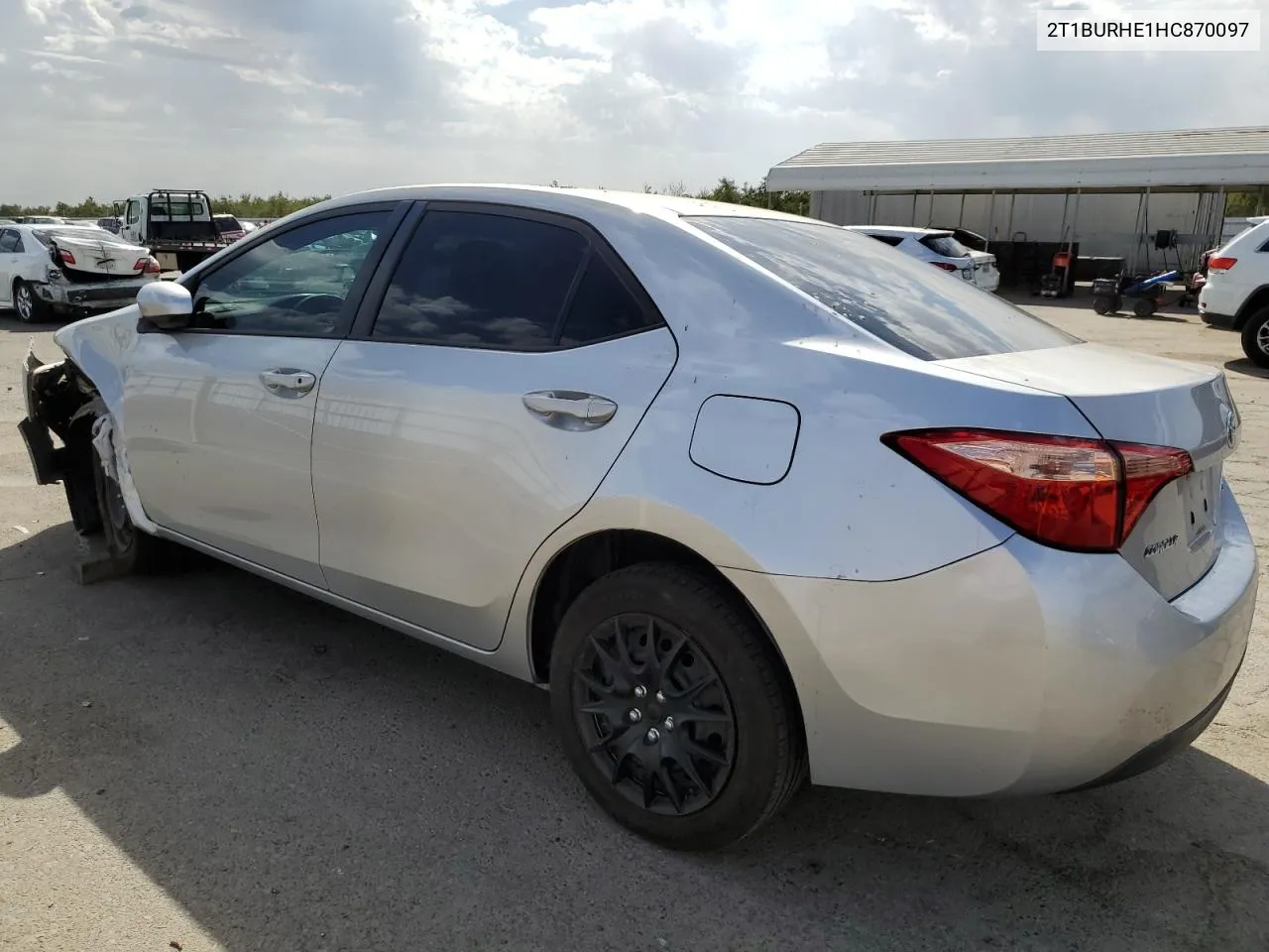 2017 Toyota Corolla L VIN: 2T1BURHE1HC870097 Lot: 72162534