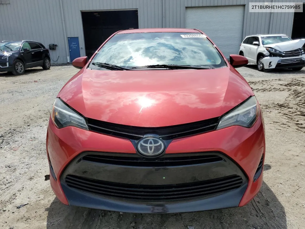 2T1BURHE1HC759985 2017 Toyota Corolla L