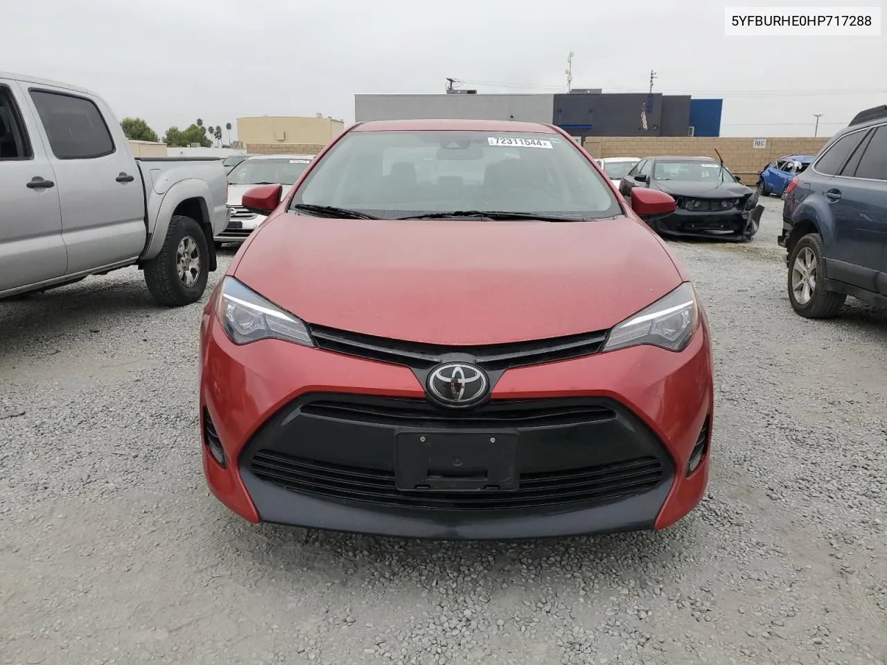 5YFBURHE0HP717288 2017 Toyota Corolla L