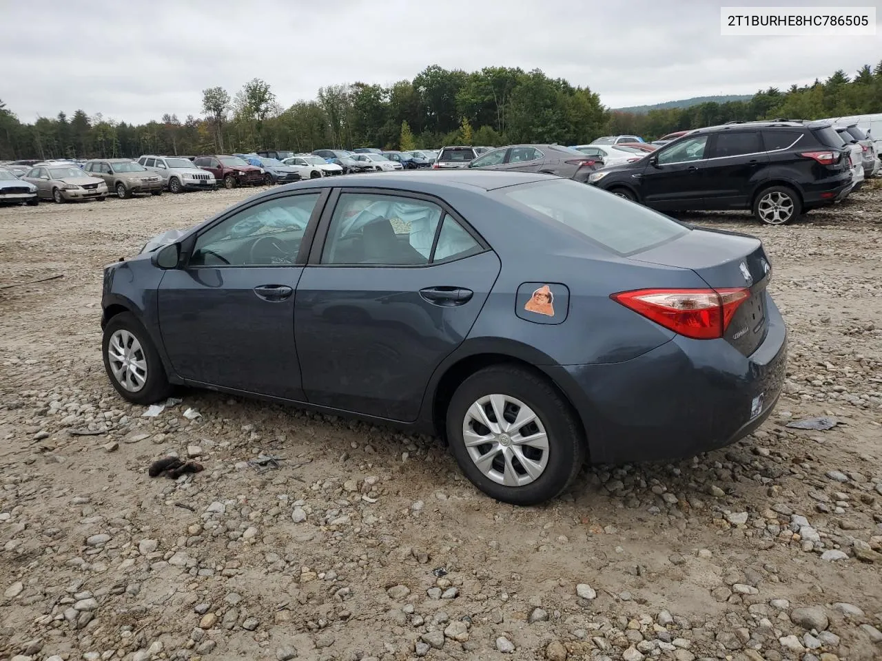 2017 Toyota Corolla L VIN: 2T1BURHE8HC786505 Lot: 72389464