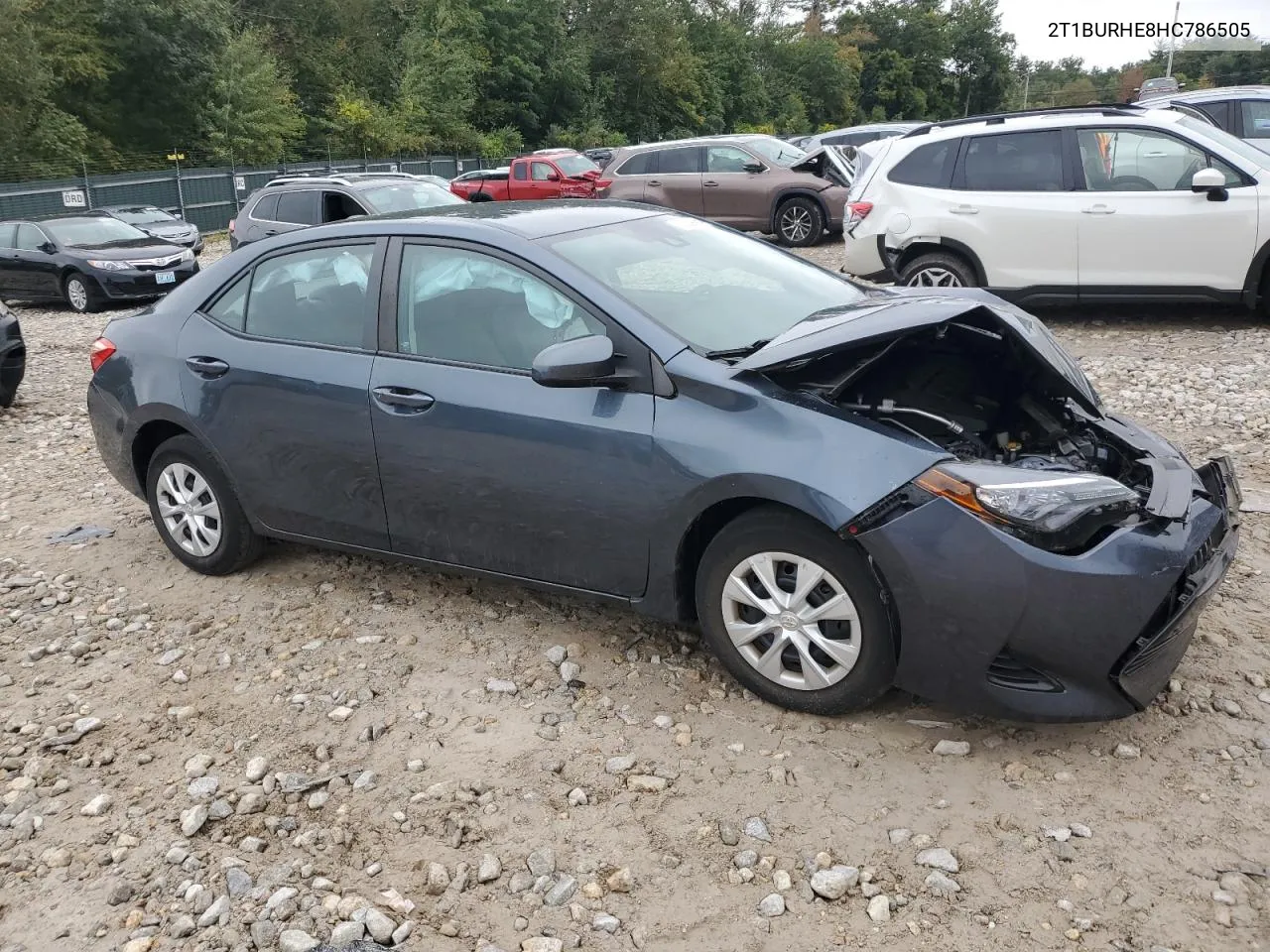 2017 Toyota Corolla L VIN: 2T1BURHE8HC786505 Lot: 72389464