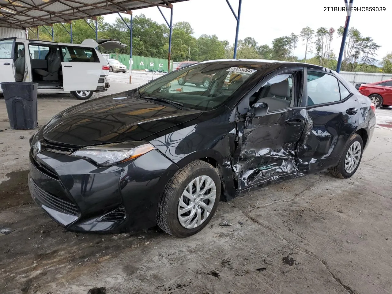 2017 Toyota Corolla L VIN: 2T1BURHE9HC859039 Lot: 72418464