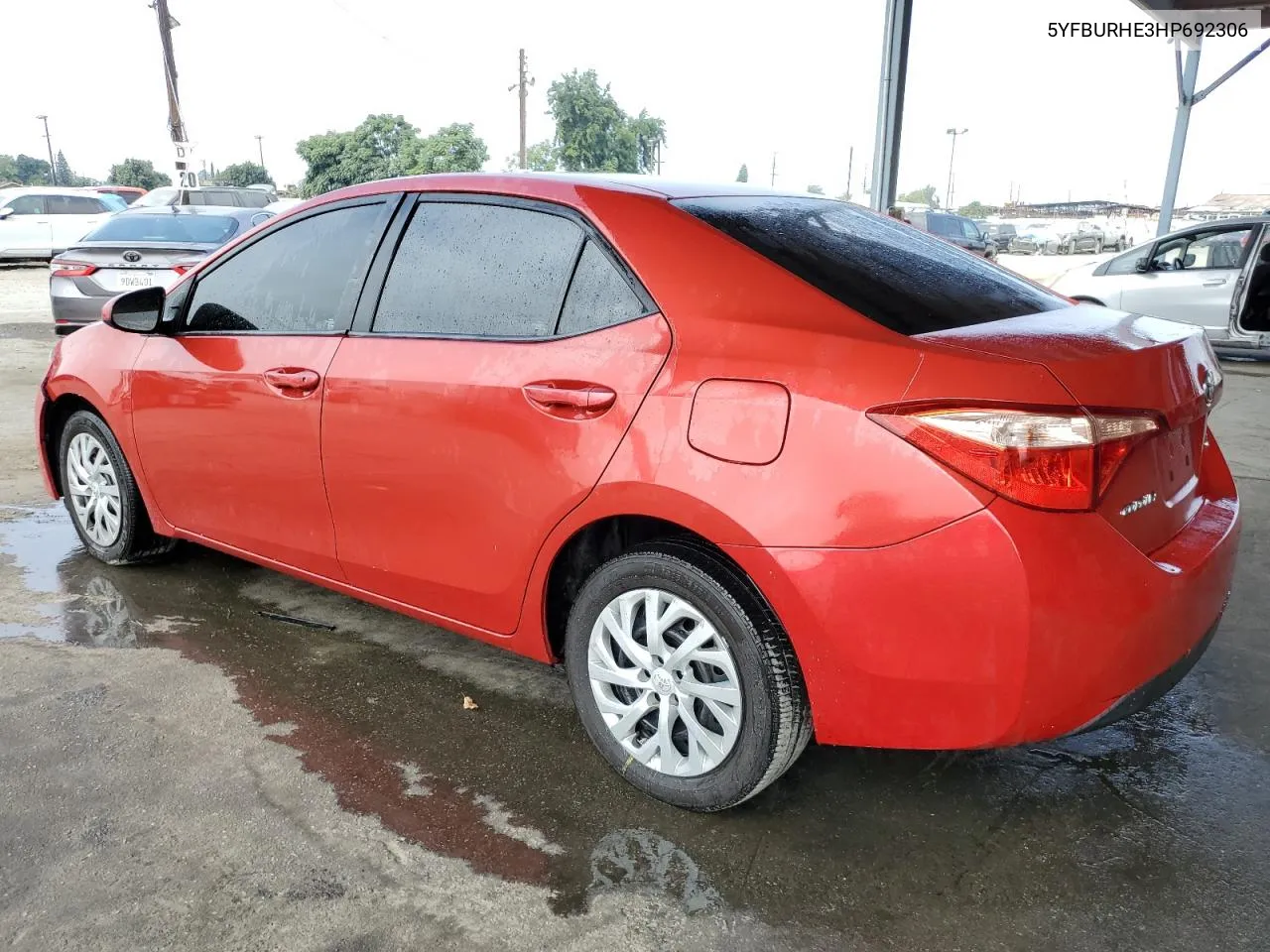 2017 Toyota Corolla L VIN: 5YFBURHE3HP692306 Lot: 72431794