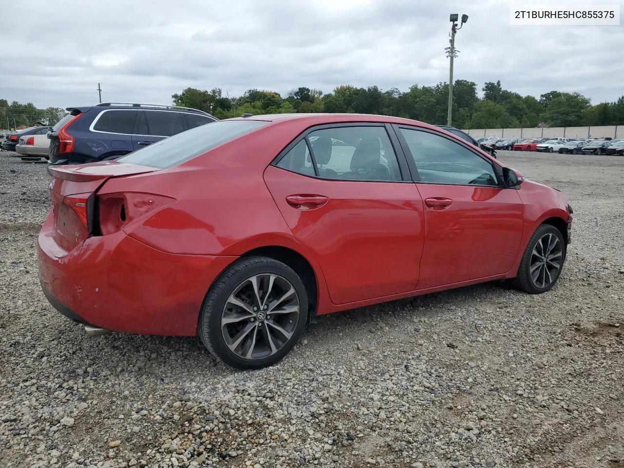 2017 Toyota Corolla L VIN: 2T1BURHE5HC855375 Lot: 72436604