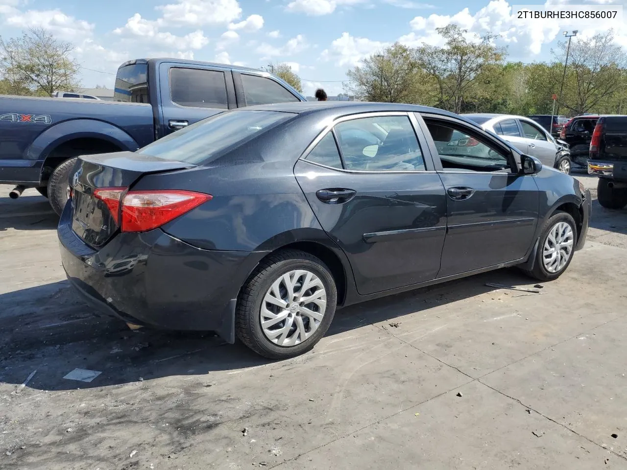 2017 Toyota Corolla L VIN: 2T1BURHE3HC856007 Lot: 72501914