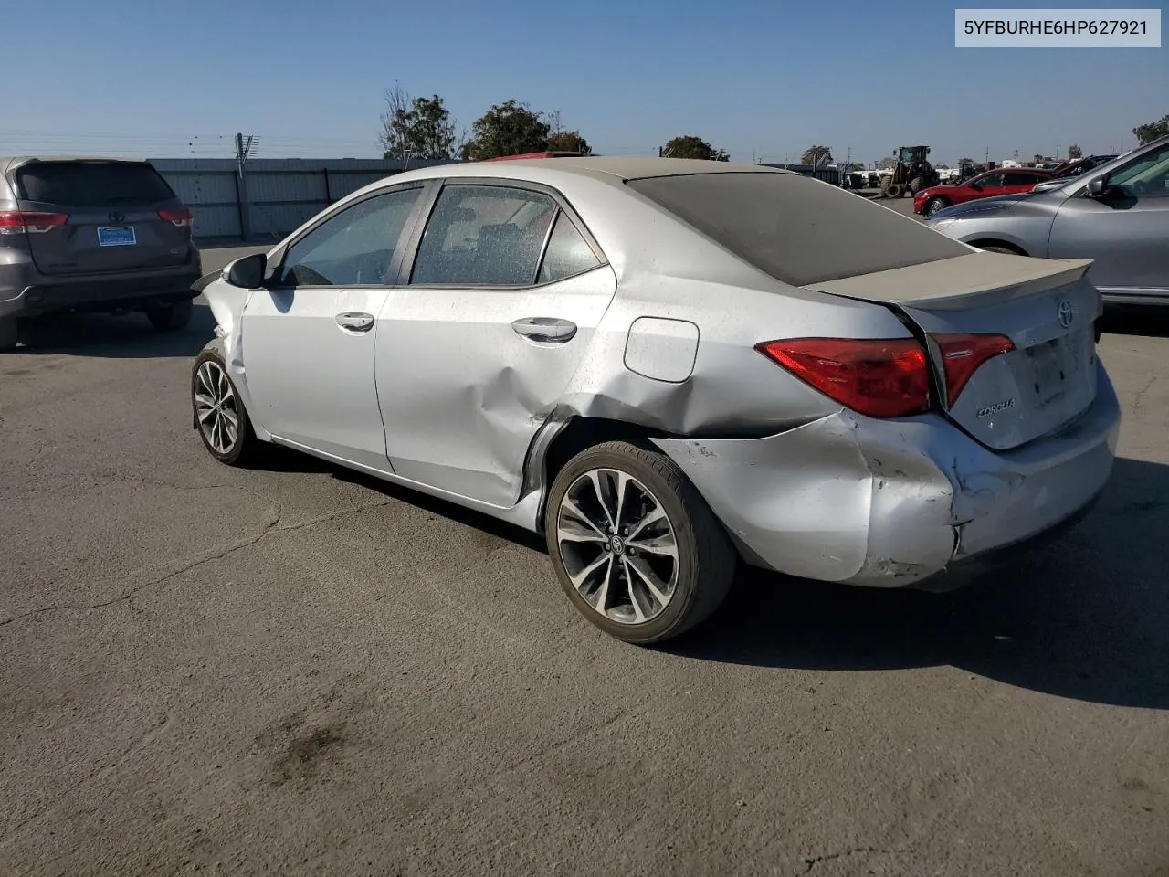 2017 Toyota Corolla L VIN: 5YFBURHE6HP627921 Lot: 72652744