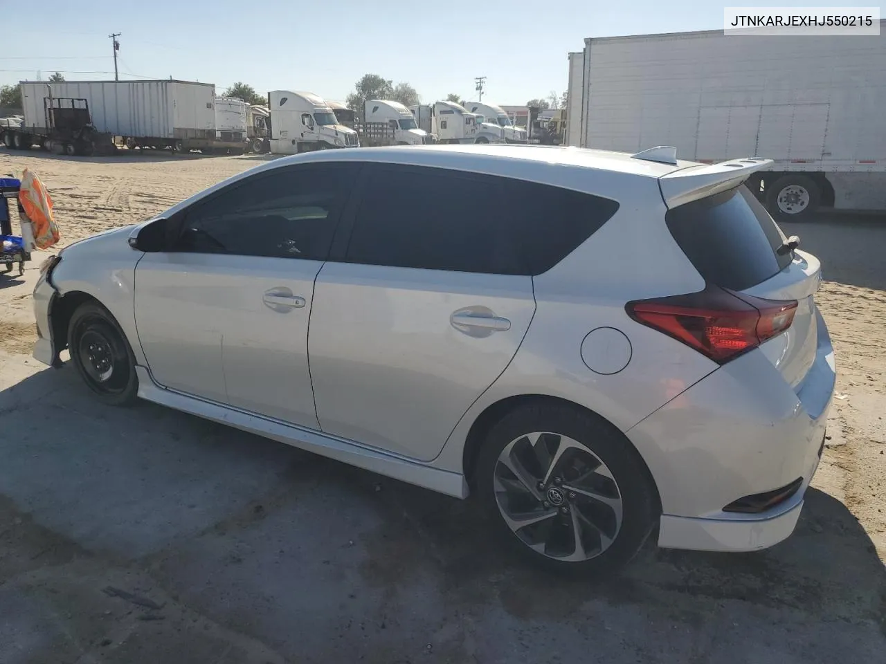 2017 Toyota Corolla Im VIN: JTNKARJEXHJ550215 Lot: 72782534